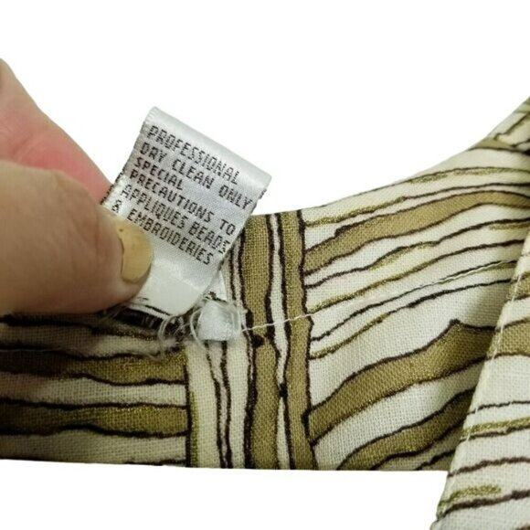 Pia Rucci vintage 80s? Blazer jacket womens Medium linen‎ blend Mark's on cuff - Picture 6 of 13